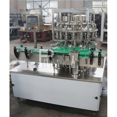 Glass Bottle 0-2L Automatic Fruit Juice Beverage Hot Filling Machine Washing Filling Capping Line