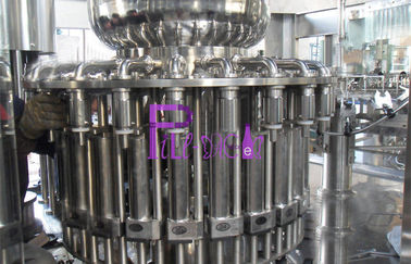 Plastic Bottle Fresh Juice Filling Machine PLC Control With Touch Screen