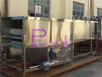 Glass Bottled Juice Cooling Machine 36℃ - 85℃ For Hot Filling Machine