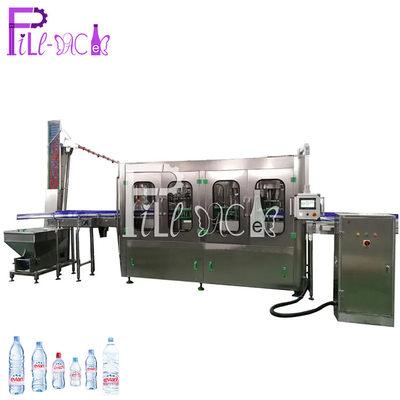 Sterile High Security Water Filling Machine 0.5L Plastic Bottle Monoblock Aseptic 0.5MPA