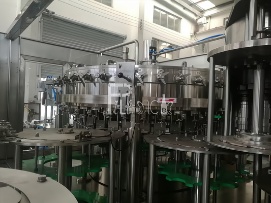 Antiseptic Sterilized Filling Machine PET Carbonated Beverage / Gas Water Monoblock
