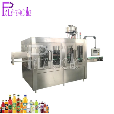 Monoblock Washing Juice Filling Capping Machine CGF32-32-10 Plastic Bottle Equipment