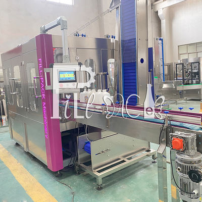 Automatic monoblock 6000BPH Bottle Integral 3-in-1washing-filing-capping Milk Filling Machine / device