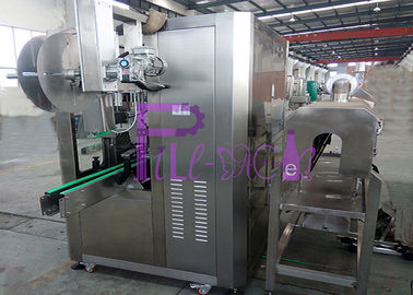 Fully Automatic Bottle Shrink Labeling Machine With Double Head Sleeve Labeling System