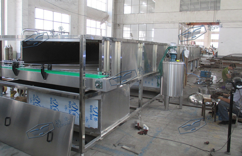 Industrial Bottled Juice Sterilization Machine , Plastic Bottle