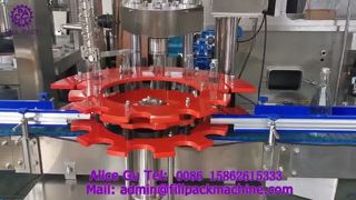 2211 J118 Split-Type Glass Bottle Vacuum Filling and Side-Pull-Tab Capping Machine