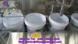 2180 J114 In-Line Weighing Automatic Lid-Placing and Capping Machine