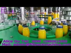 18-18-6 glass bottle with triple cap juice