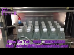 L type automatic film shrink wrapping machine connect with water filling line