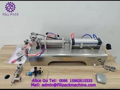 1924 M10 5bpm Pneumatic Paste Filling Machine Mineral Water Filling Machine With Foot Switch