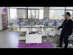 2003 M28 Single Head Adhesive Sticker Labeling Machine 50BPM For Round Bottle