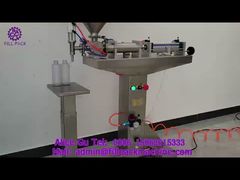 2058 J18 Semi-Automatic Single-Head Pneumatic Paste Filling Machine with Support Frame