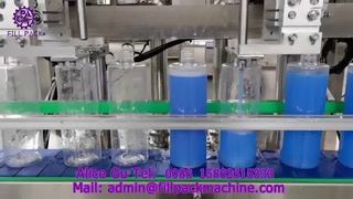 2117 J66 Linear Magnetic Drive Pump 2-Station Detergent Automatic Anti-Corrosion Filling Machine