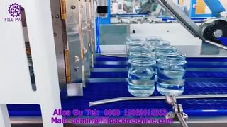 2305 P15 Wide-Mouth Glass Jar Cardboard Half-Tray Film Wrapping Machine