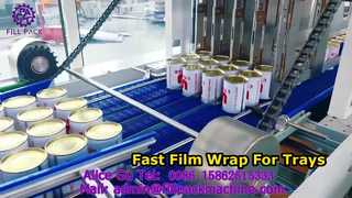 2119 P15 Medium-Speed Paper Tray Compatible One-Piece Film Wrapping Machine