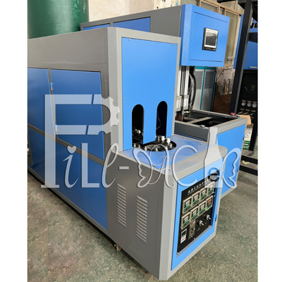 500BPH Semi Auto Blow Molding Machine 180mm Wide Neck 2 Cavity For PET Bottle