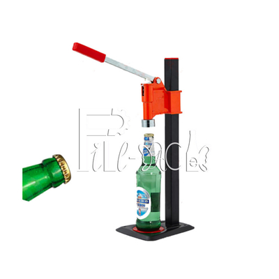 Semi Auto Carbonated Drink Filling Capping Machine Manual Hand Press Beer Glass Bottle