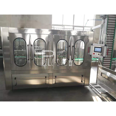 Automatic 3 In 1 Small Plastic Bottle  Juice Hot Filling Machine / Production Line / Bottling Plant