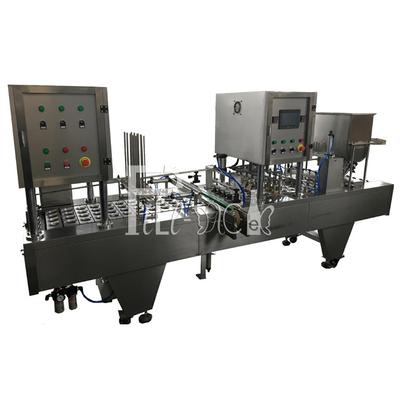8 Lines Automatic Cup Washing Filling Sealing Machine Sealing Packaging Plant Device