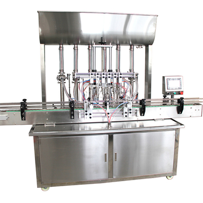 Edible Oil Filling Machine Automatic Linear Plastic Bottle Jar Lubricant / Engine