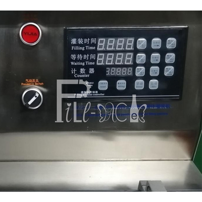 Semi Automatic Stand Up Pouch Water Filling Machine Desktop 10 Nozzles Juice Milk