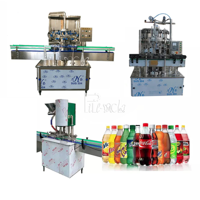 1500BPH 2L Fully Automatic Carbonated Drink Filling Machine PET Plastic Bottle Soft Beverage