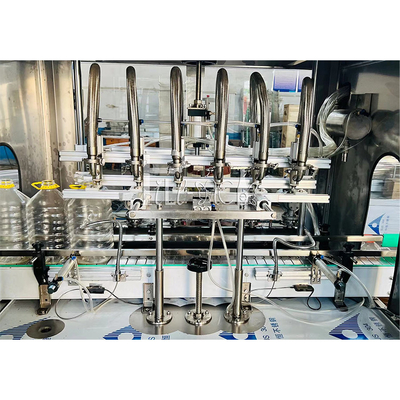 Automatic Plastic Bottle Filling Machine High Efficiency Multi Head Linear Non Corrosive