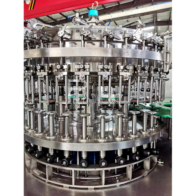 3 In 1 Carbonated Drink Filling Capping Machine Monobloc Glass Bottle With Aluminum Cap