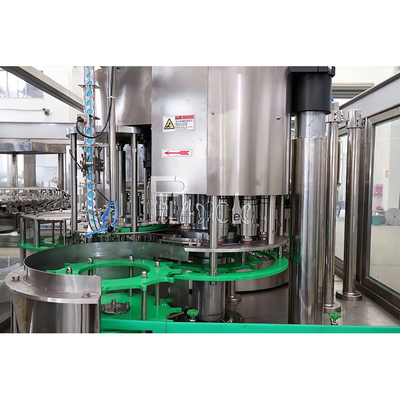 Automatic Juice Fruit Pulp Filling Capping Machine 3 In 1 Monoblock Granule Beverage