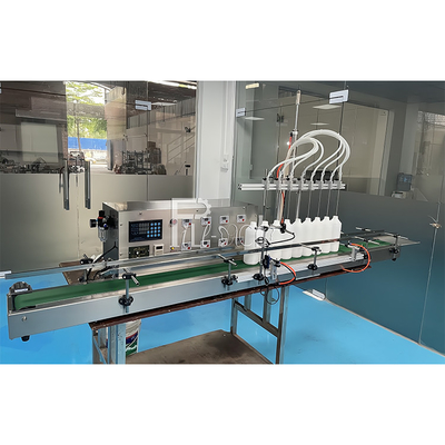 Automatic Desktop Gear Pump Liquid Piston Filling Machine For Perfume Beverage Drinking Water Alcohol