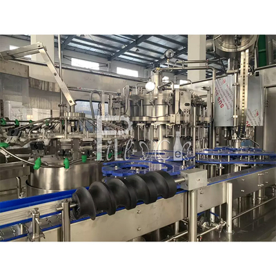 Glass Bottle 3 In 1 Beer Washing Filling And Capping Machine for Pull Ring Cap