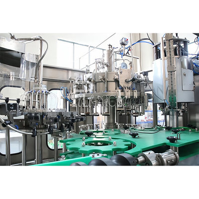 3 In 1 Glass Bottle Beer Washing Filling Capping Production Line With Crown Cap