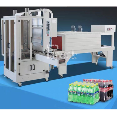 PE Film Shrink Wrapping Packaging Machine L Type PET Mineral Water Beer Beverage Can