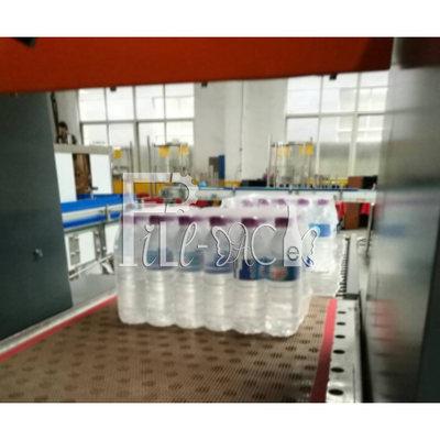 Automatic L Type PE Shrink Film Wrapper Water Beverage PET Glass Bottle Can Equipment