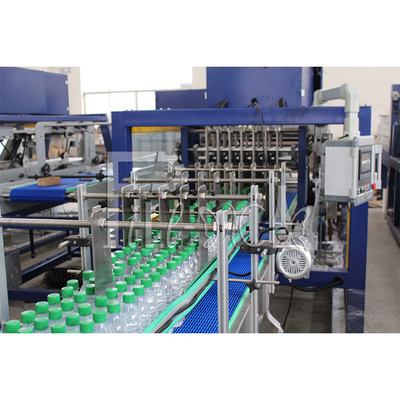 Fully Automatic Linear Shrink Wrapper For Plastic Bottle Packing Equipment With Printed Films