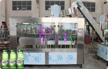 20000BPH Aloe Pulp Juice Filling Machine Glass Bottle Carbonated Drink Filling Line 3 In 1