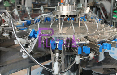 Stainless Steel Carbonated Drink Filling Machine , CSD Bottle Automatic Capping Machine