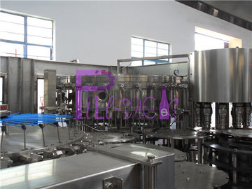 Monoblock 3 In 1 Glass Bottle Carbonated Drink Filling Machine