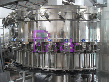 PLC Control 3 in 1 Carbonated Drink Filling Machine For Round 0.3L-2L PET Bottle