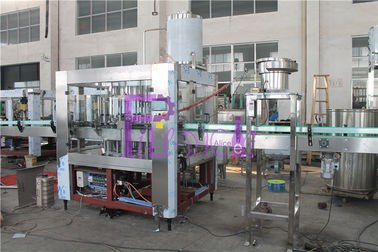 Pneumatic Capping Type Bottled Water Filling Machine With Adhesive Labeling Machine