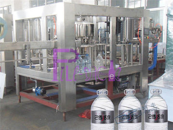 5L Pure Water Bottle Filling Machine 3 In 1 Liquid Filler Equipment