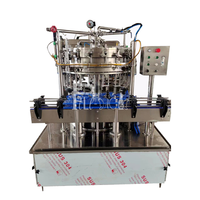 4000BPH 2L Automatic Carbonated Drink Sparkling Water Filling Machine Line With Pull Ring Cap