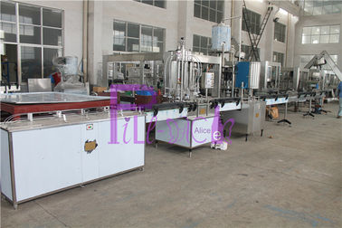 Linear Type Juice / Tea Tin Can Filling Line With High Speed