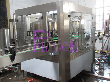SUS304 Juice Milk / Can Filling Line With Negative Pressure