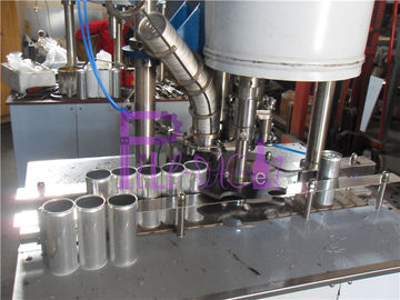 Soft Drink Aluminum Can Filler Machine , Commercial Can Sealing Equipment