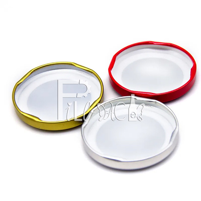 38mm 43mm Juice Glass Bottle Caps Lid 48mm 53mm 58mm Tinplate Metal Screw Cap