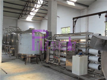 Industrial 20T Single Level Ro Machine With Stainless Steel Water Storage Tanks