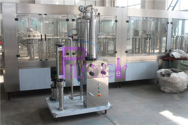 CO2 / Syrup Soft Drink Processing Line For Carbonated Drink Filling System