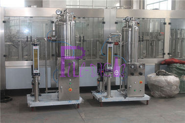 CO2 / Syrup Soft Drink Processing Line For Carbonated Drink Filling System