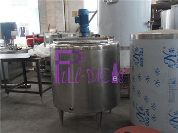 Double Wall Electric Heating Sugar Melting Pot / Tank For Soft Drink Production Line